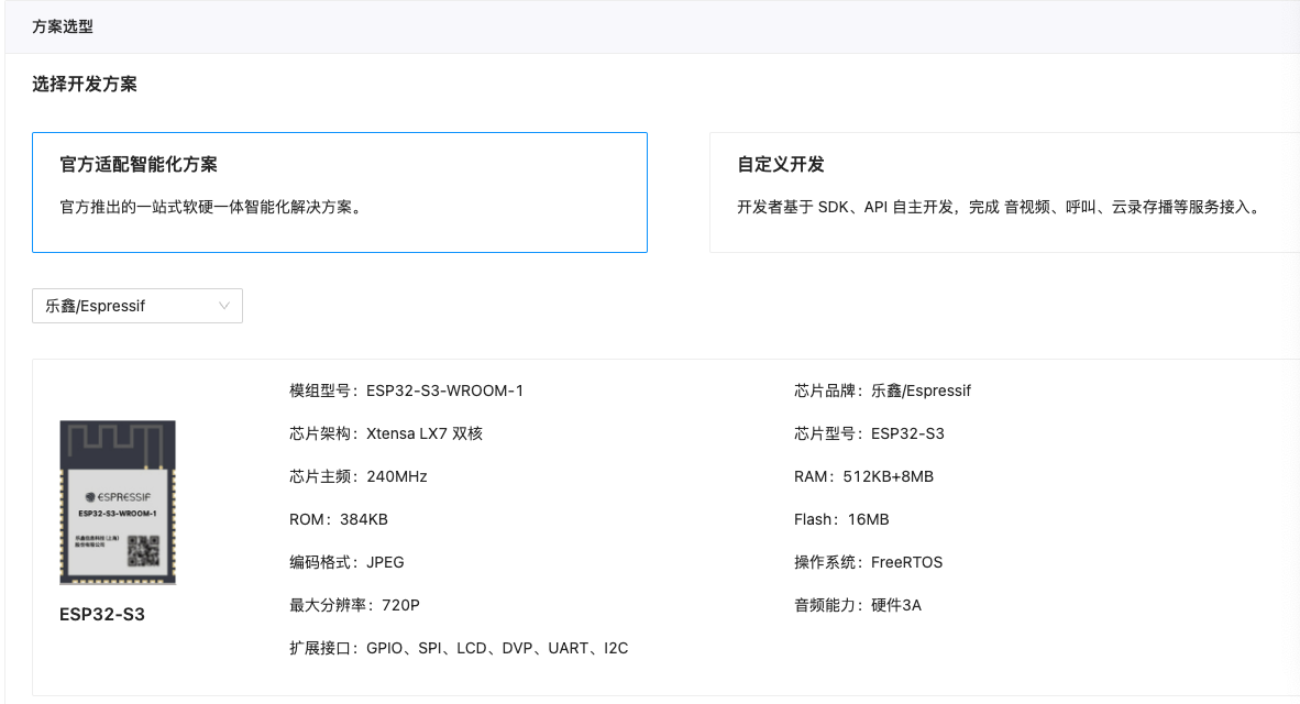 方案选型
